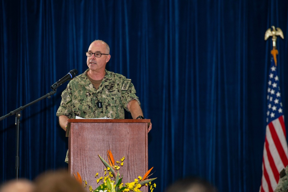 JRM holds change of command ceremony
