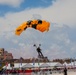 Golden Knight Descends onto Golden Sand
