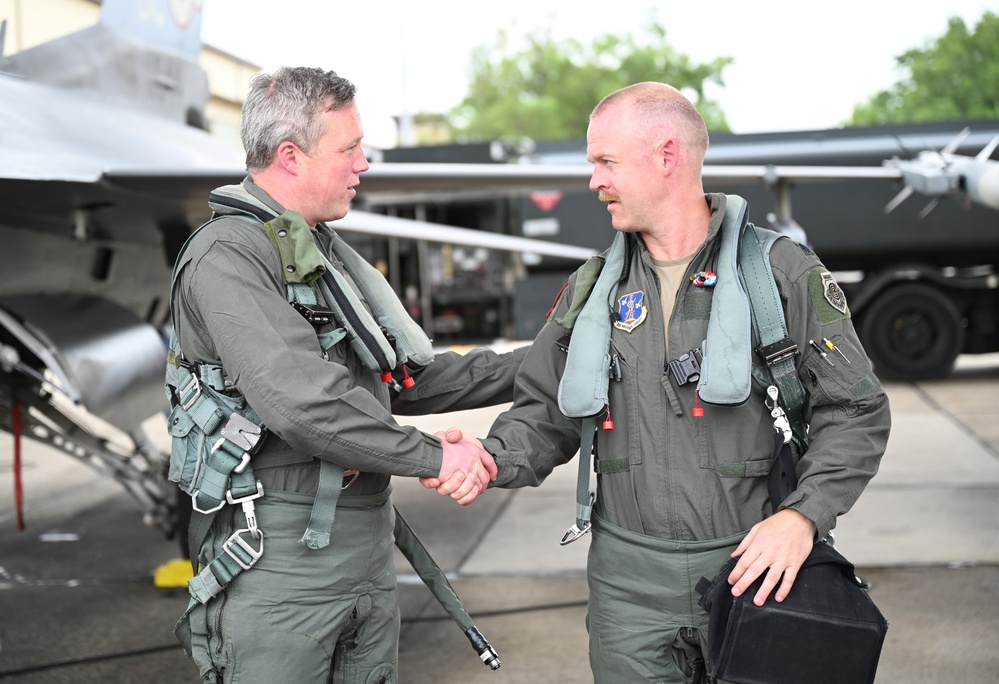 Secretary of the Army, Hon. Daniel P. Driscoll, receives familiarization flight with D.C. Air National Guard