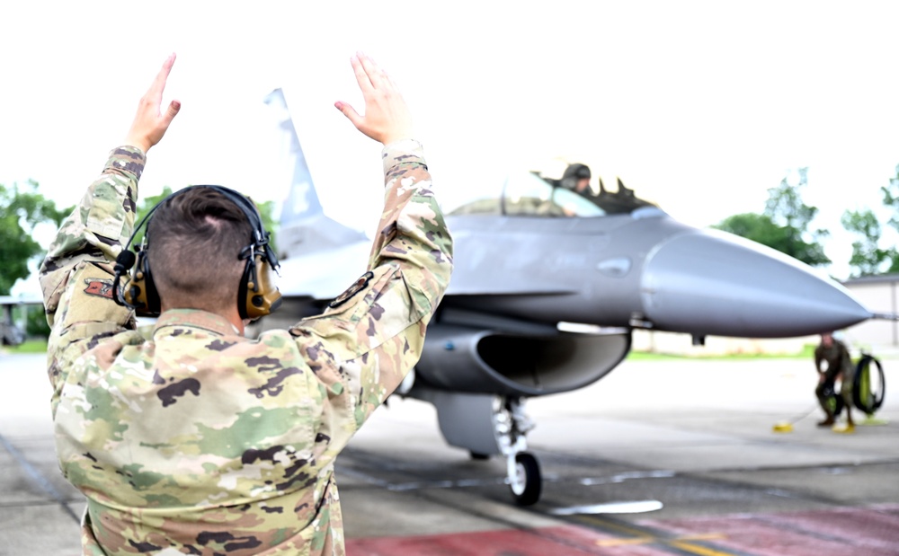 Secretary of the Army, Hon. Daniel P. Driscoll, receives familiarization flight with D.C. Air National Guard