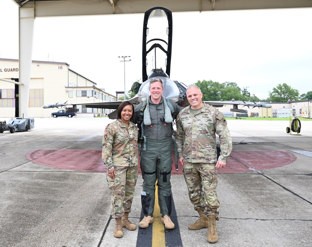 Secretary of the Army, Hon. Daniel P. Driscoll, receives familiarization flight with D.C. Air National Guard