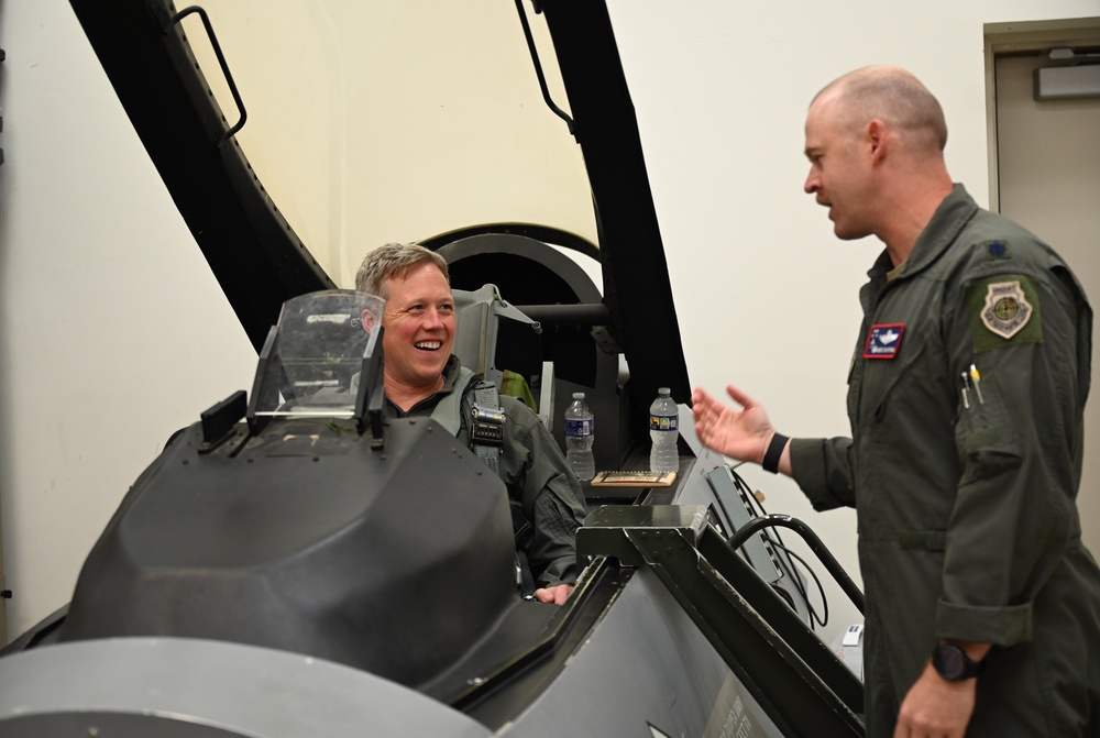 Secretary of the Army, Hon. Daniel P. Driscoll, receives familiarization flight with D.C. Air National Guard