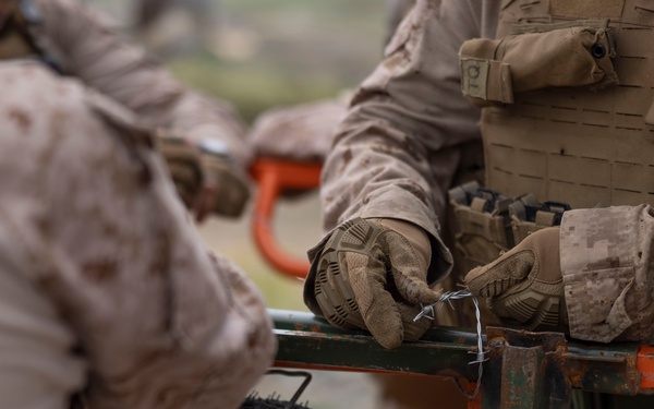 Task Force Sapper reinforces southern border barrier with barbed wire