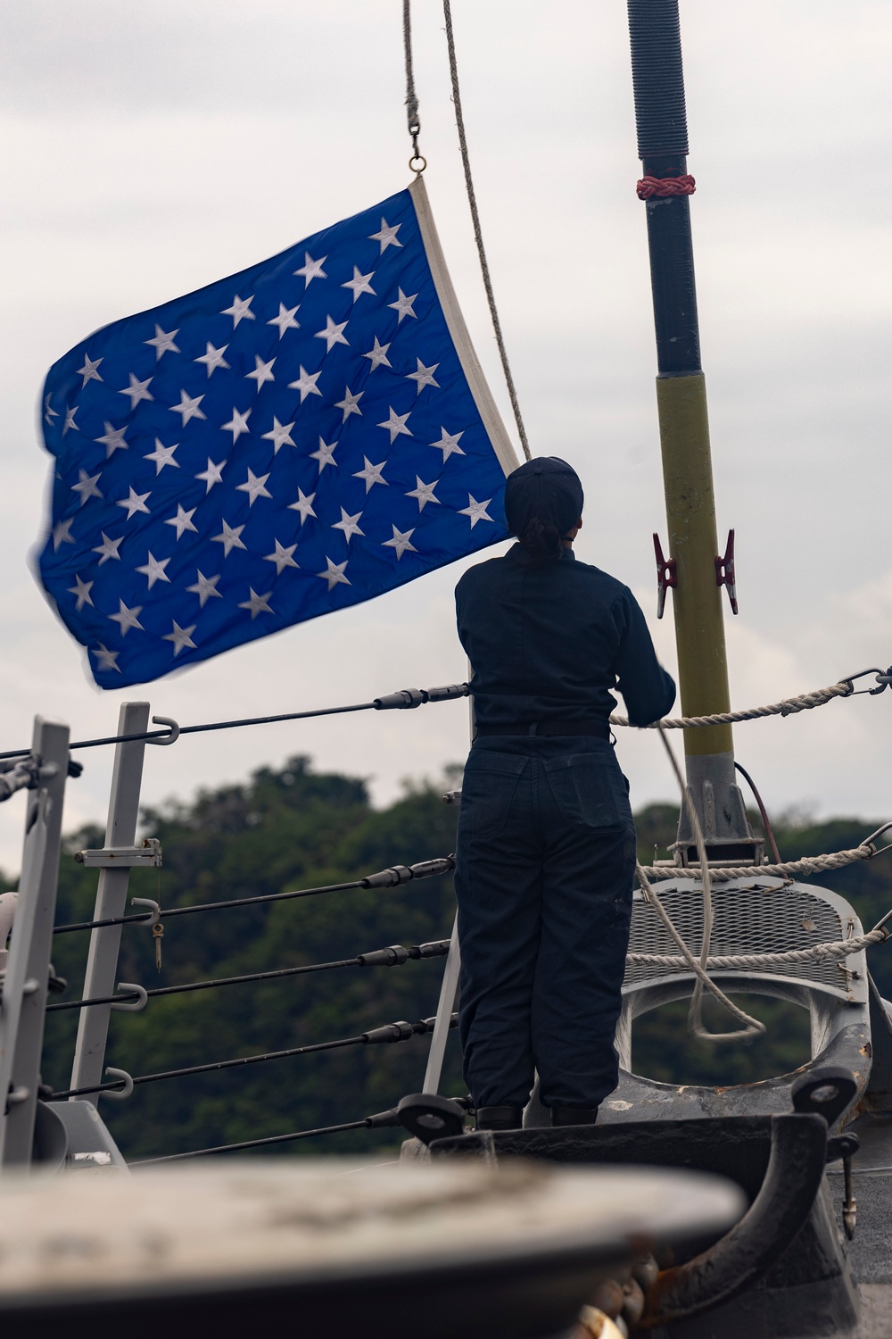 Shoup pulls out of Yokosuka