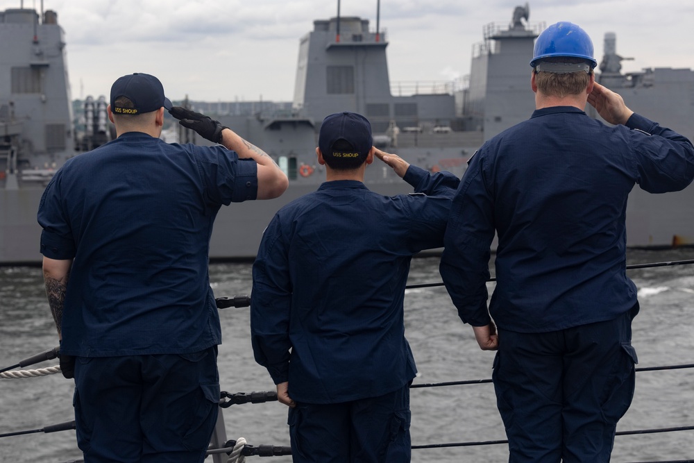 Shoup pulls out of Yokosuka