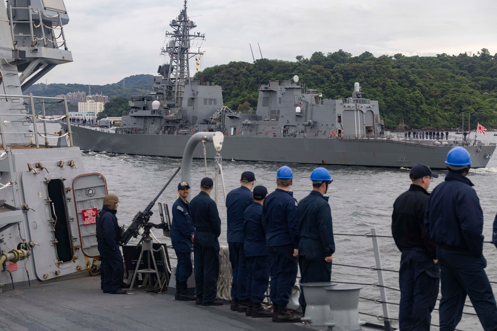 Shoup pulls out of Yokosuka