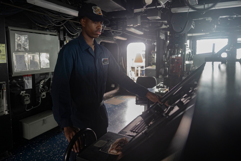 Shoup conducts routine operations