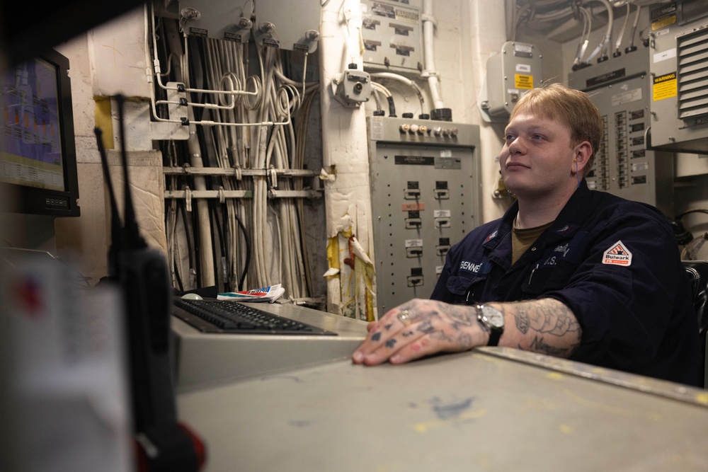 Shoup conducts routine operations