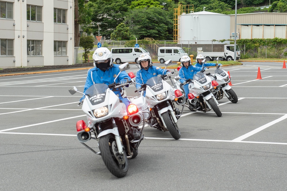 CFAY Safety Hosts JPS Motorcycle Safety Maneuver Demonstration
