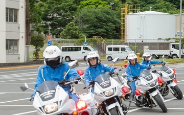 CFAY Safety Hosts JPS Motorcycle Safety Maneuver Demonstration
