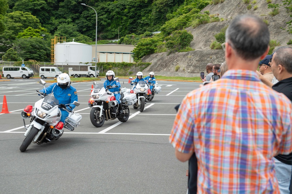 CFAY Safety Hosts JPS Motorcycle Safety Maneuver Demonstration