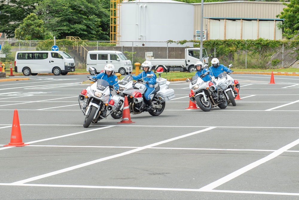 CFAY Safety Hosts JPS Motorcycle Safety Maneuver Demonstration
