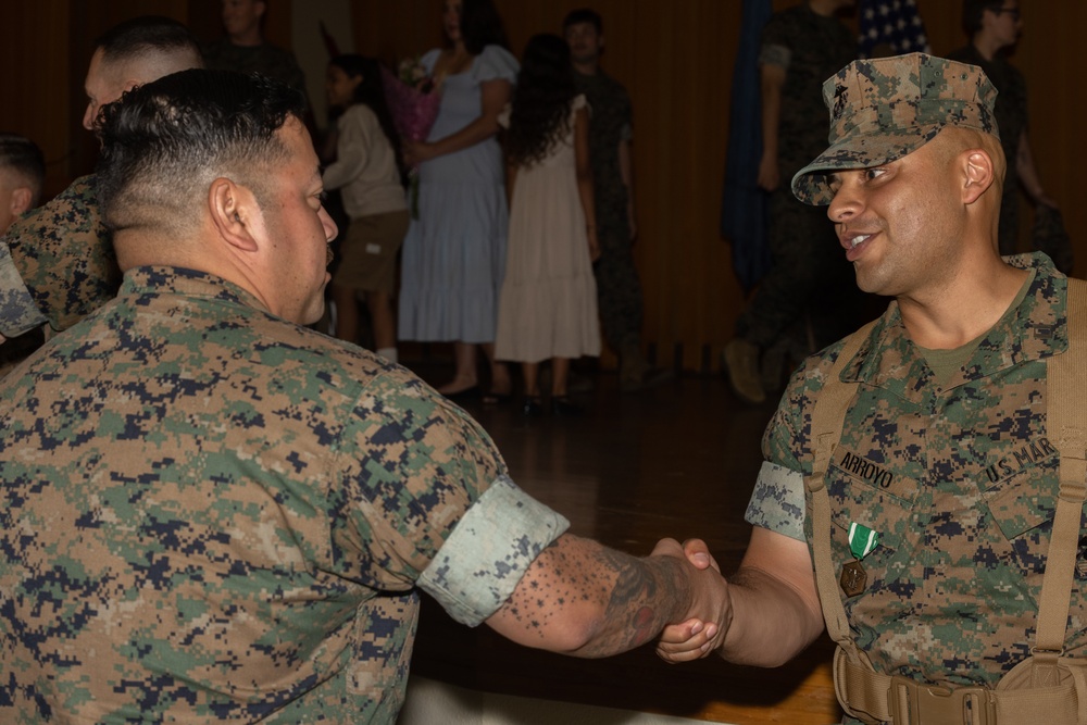 H&amp;S Company, CLR-37, Change of Command Ceremony