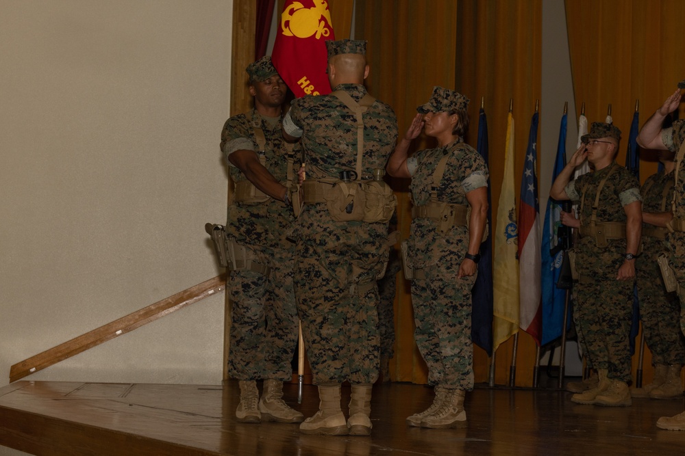 H&amp;S Company, CLR-37, Change of Command Ceremony