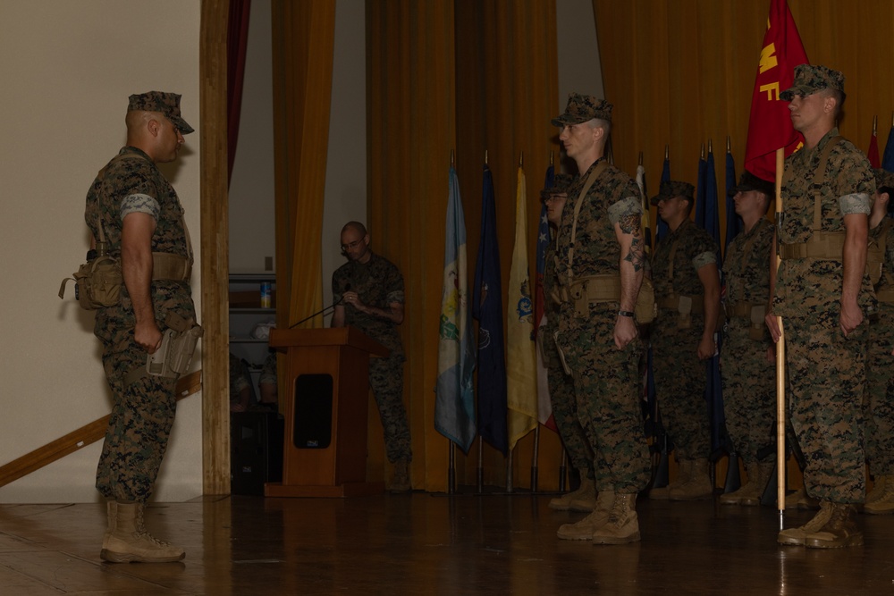 H&amp;S Company, CLR-37, Change of Command Ceremony