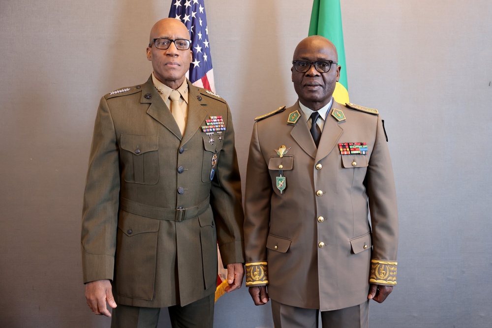 Gen. Langley conducts a bilateral engagement with Republic of Congo during ACHOD
