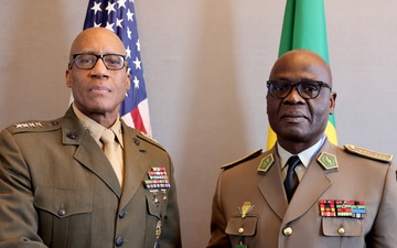 Gen. Langley conducts a bilateral engagement with Republic of Congo during ACHOD