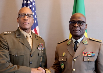 Gen. Langley conducts a bilateral engagement with Republic of Congo during ACHOD