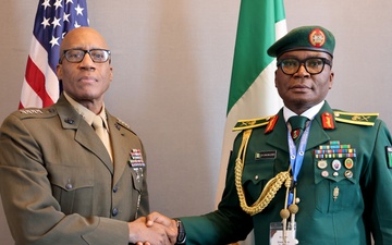 Gen. Langley conducts a bilateral engagement with Nigeria during ACHOD