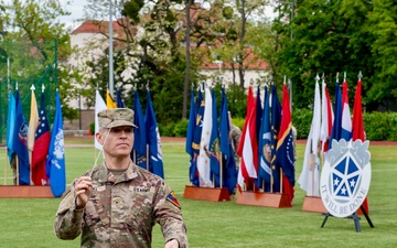1st Armored Division Band Supports V Corps Honors Ceremony
