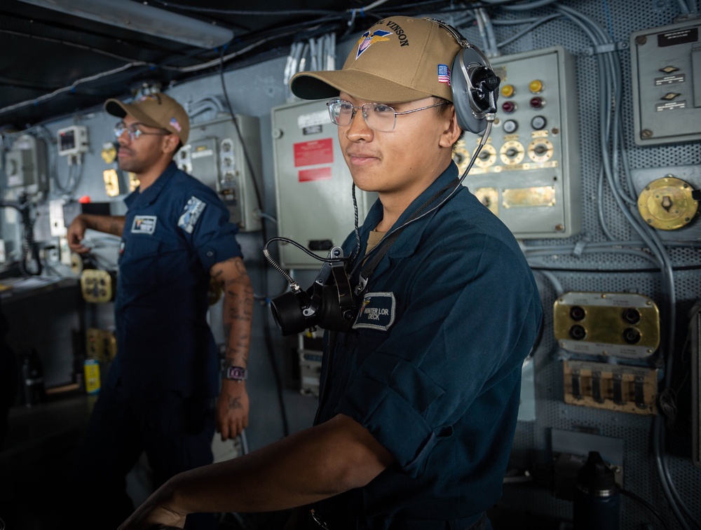 Vinson’s Deployment
