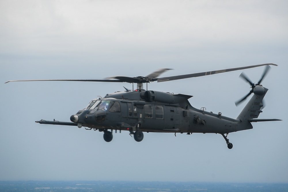 Aviano AB leadership takes to the skies with 56th RQS, 57th RQS