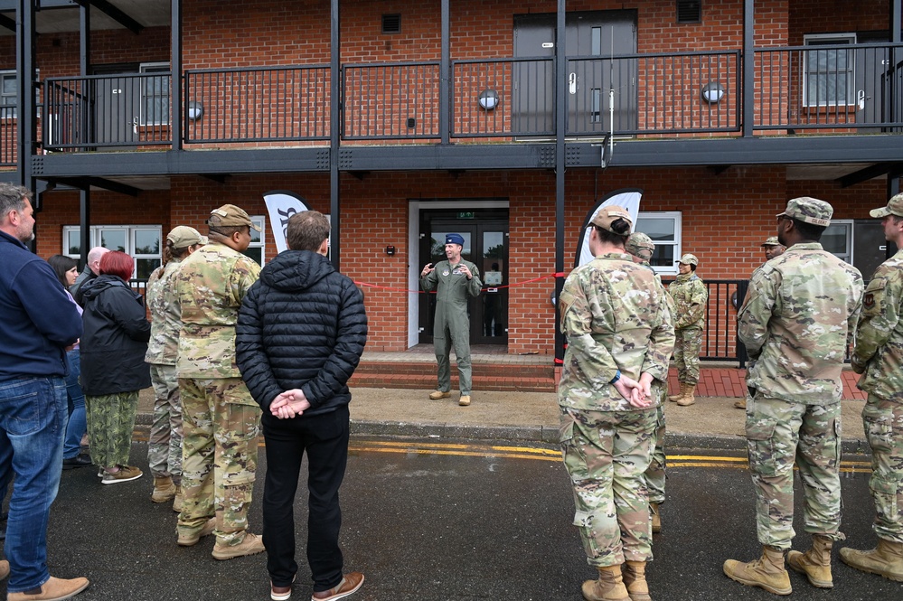New and Improved: Dormitory on RAF Mildenhall Reopens after Renovations