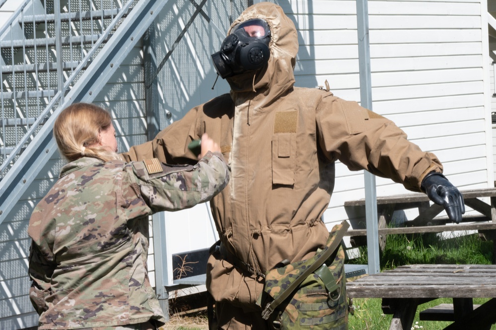 426th ABS enhances readiness through CBRN training with Norwegian military