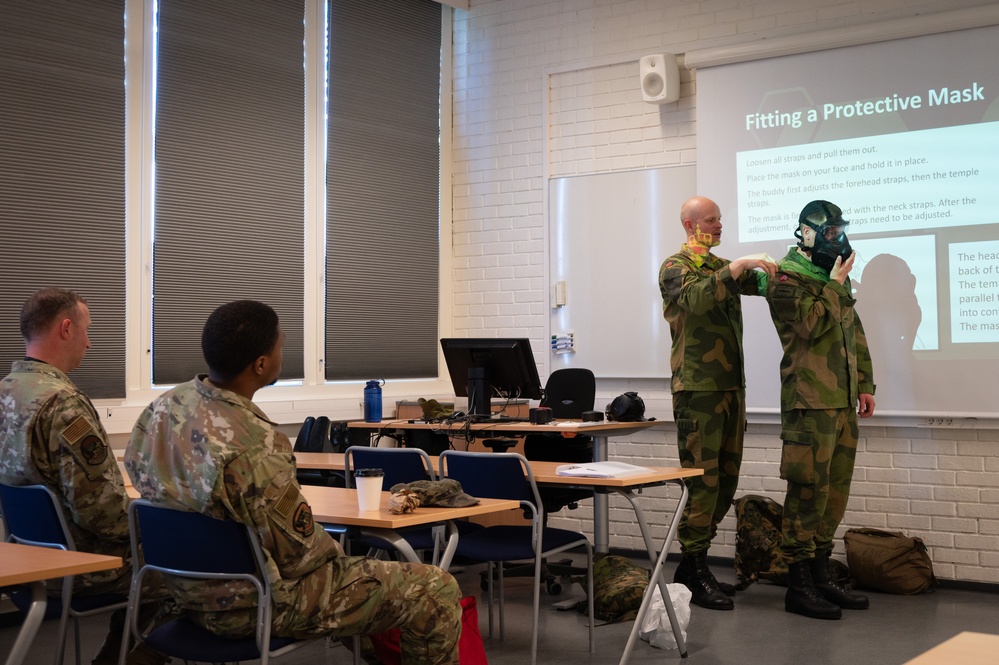 426th ABS enhances readiness through CBRN training with Norwegian military