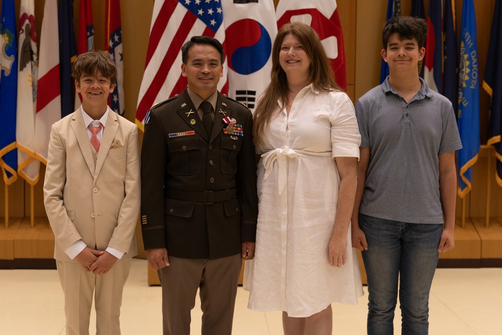 Maj. Kha Nguyen retirement ceremony