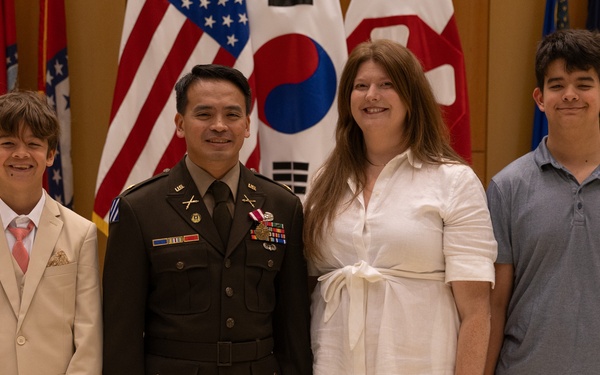 Maj. Kha Nguyen retirement ceremony