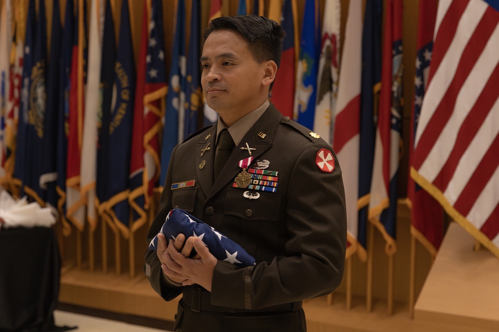 Maj. Kha Nguyen retirement ceremony