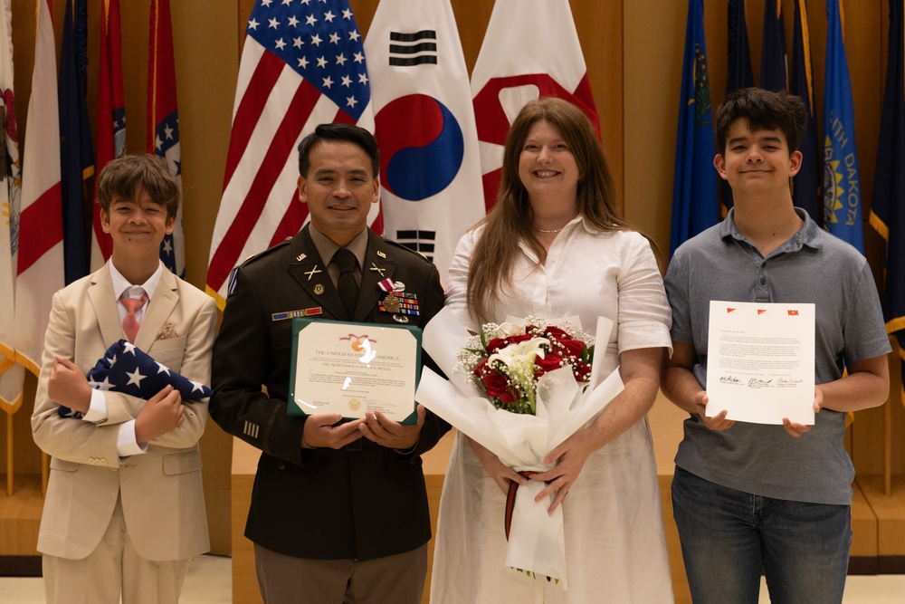 Maj. Kha Nguyen retirement ceremony