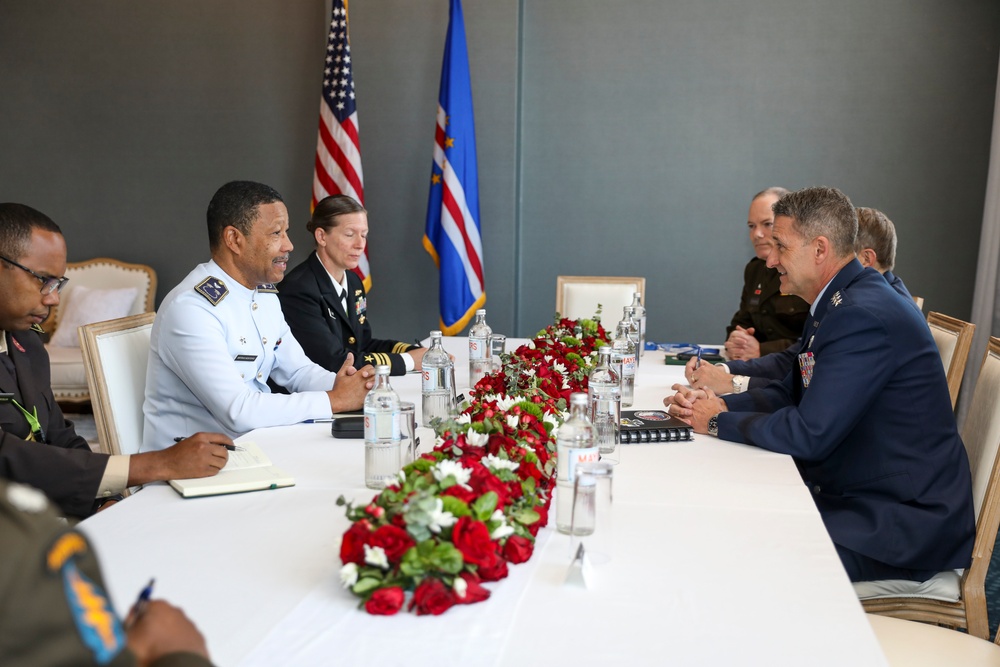 Nordhaus conducts bilateral engagement with Cabo Verde's military leader