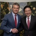 SD Participates in Troop PT, Meets with Singapore's PM, Other Foreign Counterparts in Singapore
