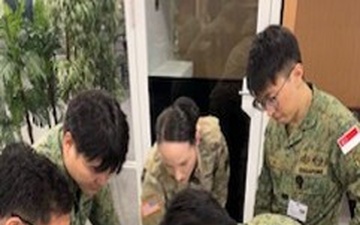 Army Guardsmen building partnership with Singapore Army Forces during Tiger Balm 2025