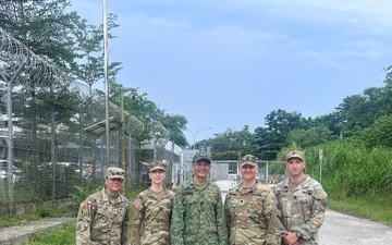 Army Guardsmen building partnership with Singapore Army Forces during Tiger Balm 2025
