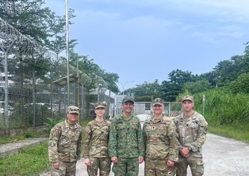 Army Guardsmen building partnership with Singapore Army Forces during Tiger Balm 2025