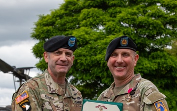 12th CAB Welcomes New Brigade CSM During Change of Responsibility Ceremony