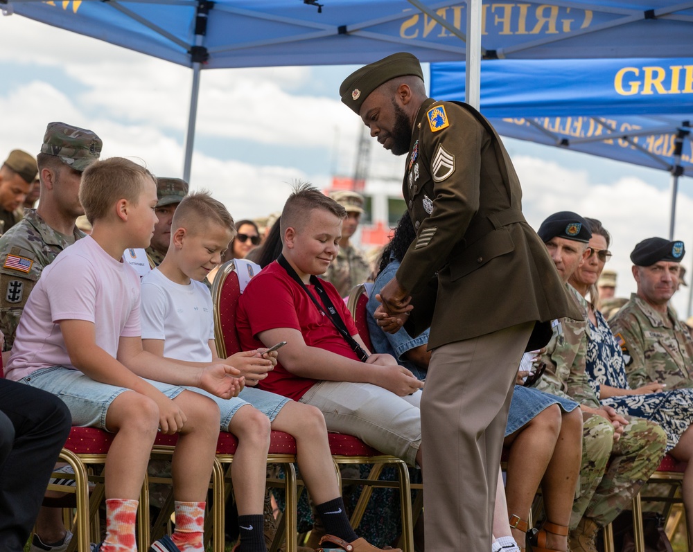 12th CAB Welcomes New Brigade CSM During Change of Responsibility Ceremony