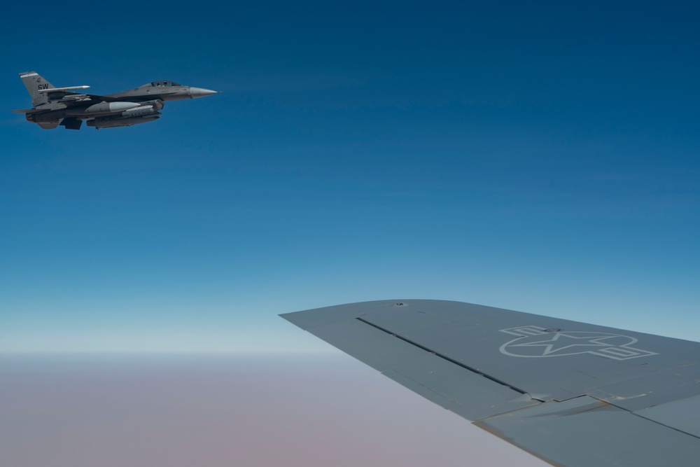 Falcons Patrolling the AFCENT AOR