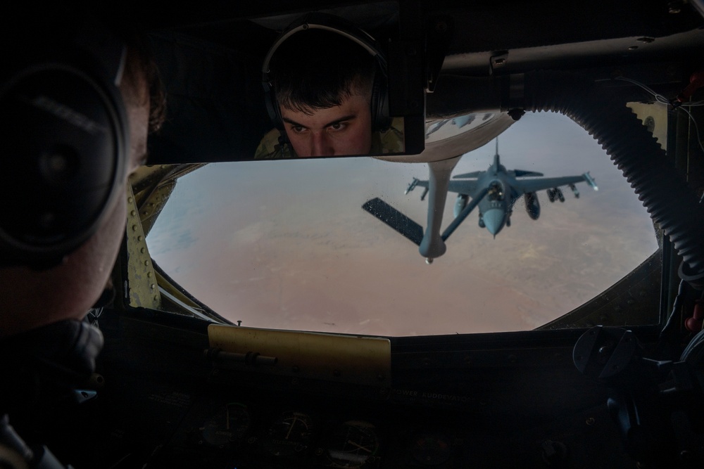 Falcons Patrolling the AFCENT AOR