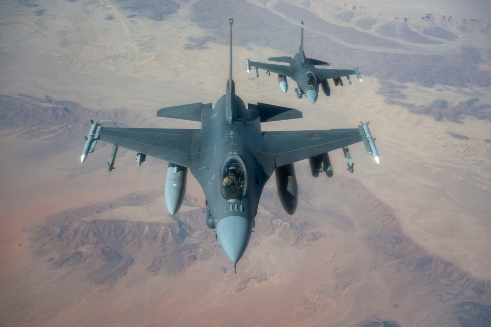 Falcons Patrolling the AFCENT AOR