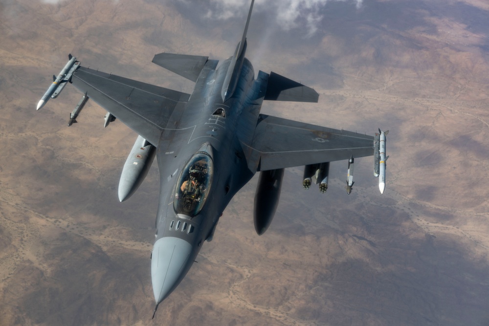 Falcons Patrolling the AFCENT AOR