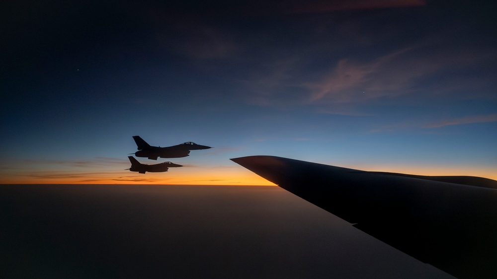 Falcons Patrolling the AFCENT AOR