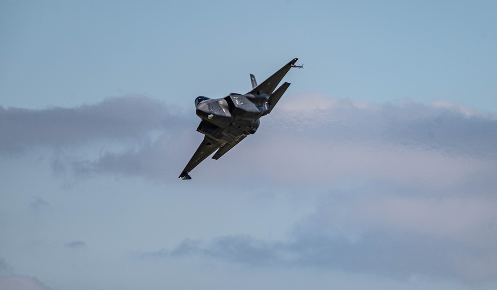 F-35s conduct low-level training in Wales