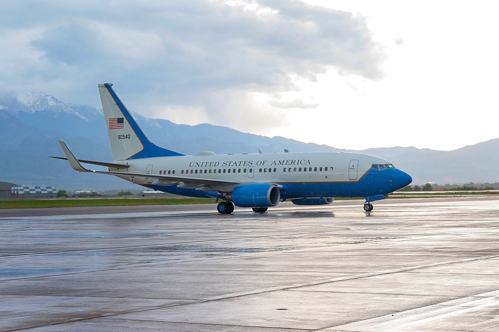 SECAF Arrives at Peterson Space Force Base 05/27/25