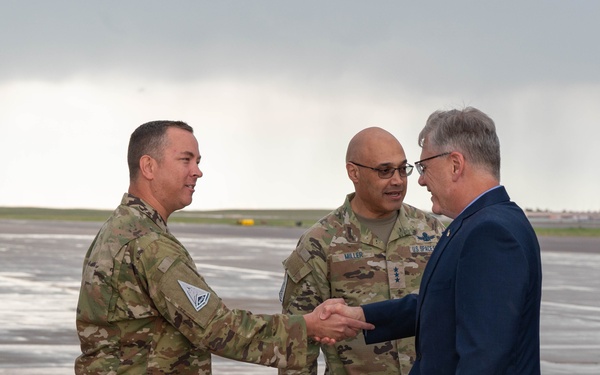SECAF Arrives at Peterson SFB