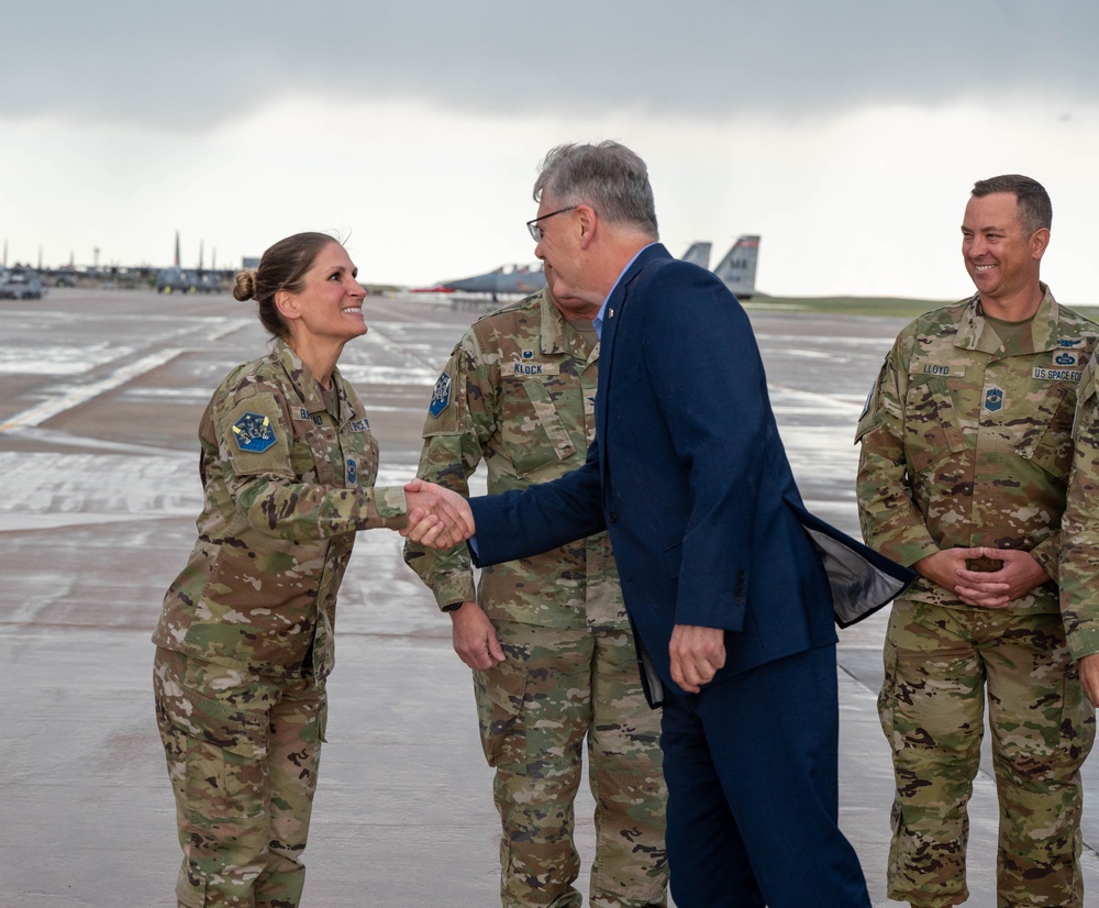 SECAF Arrives at Peterson SFB
