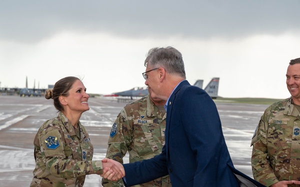SECAF Arrives at Peterson SFB